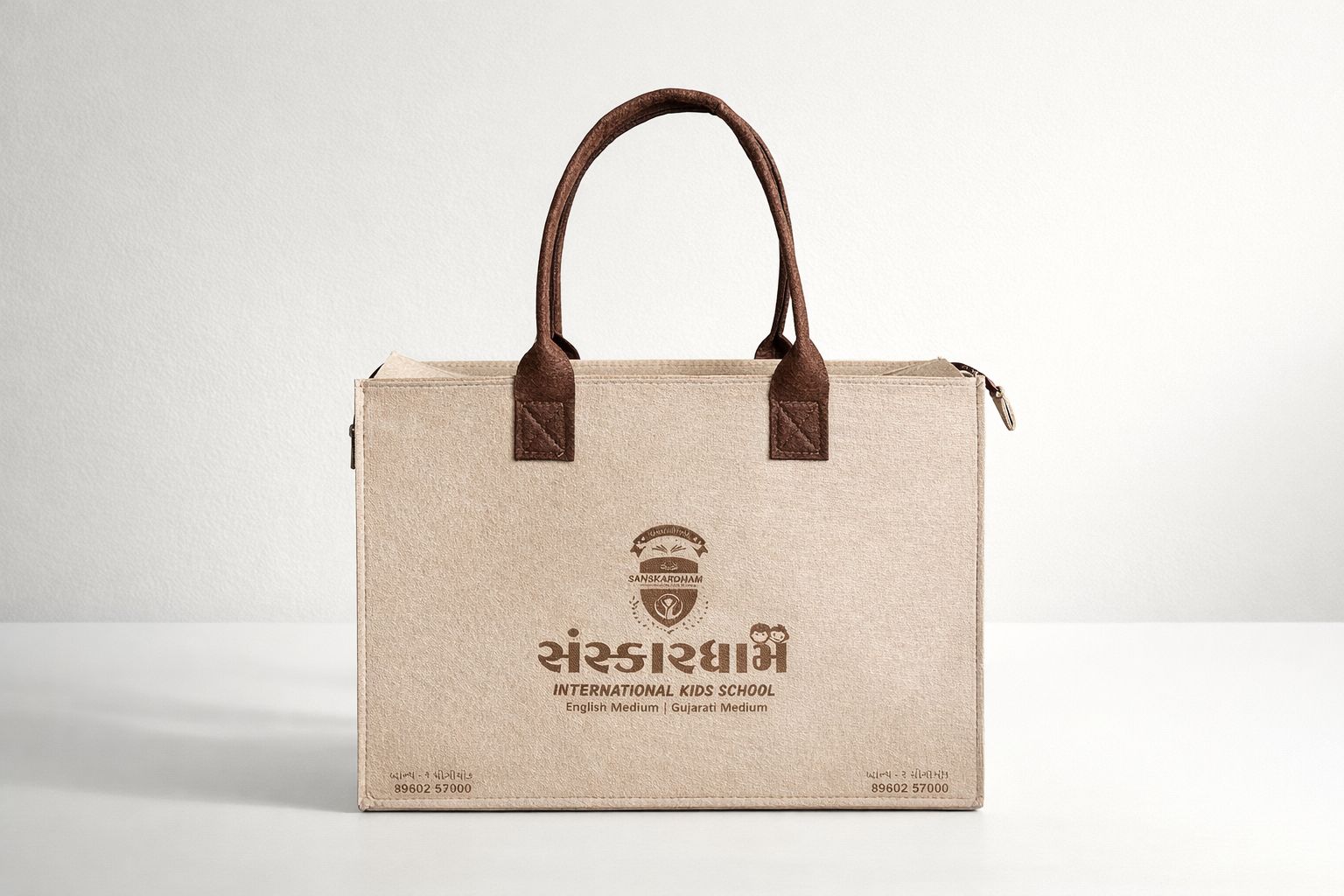 Custom felt bag project 9